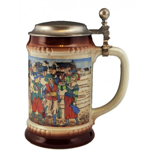 Коллекционная пивная кружка «Весёлые жители»